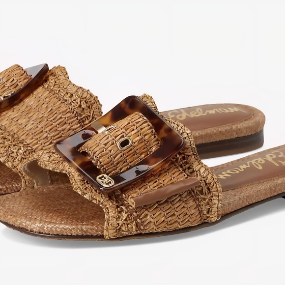 Sam Edelman Bambi Slide Sandals (Cuoio Color) - Picture 7 of 12